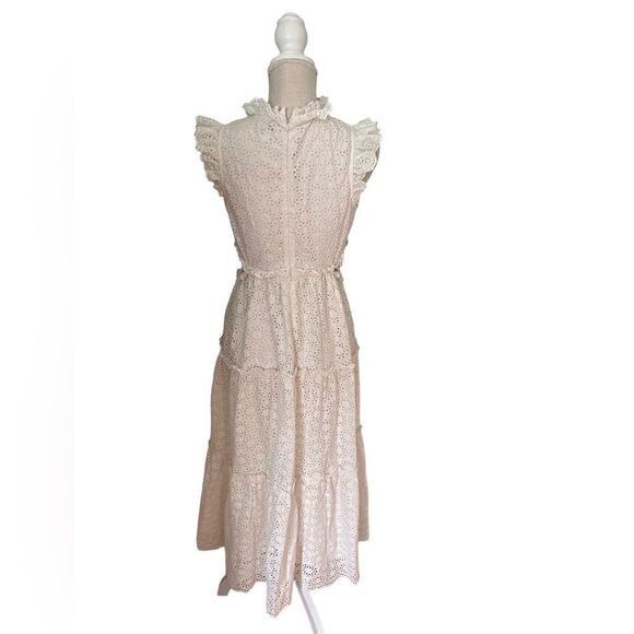 CAMI NYC White Eyelet Dulce Dress S - Picture 5 of 7